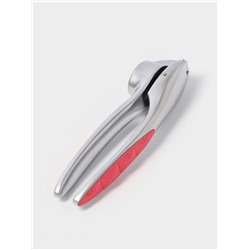 Пресс для чеснока Доляна Redline, 4×2.9×16 см, нержавеющая сталь, красный