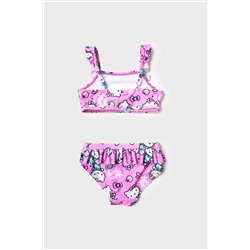 Купальный костюм трикотажный для девочек PLAYTODAY, 1241320