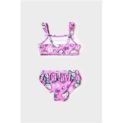 Купальный костюм трикотажный для девочек PLAYTODAY, 1241320