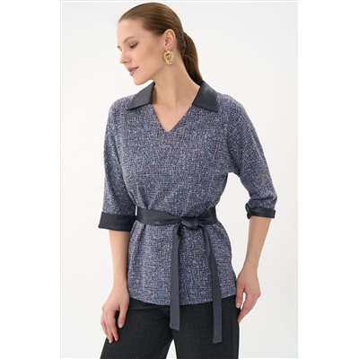 Блузон Пауда (синий)