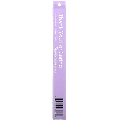 Wowe, ColorBurst, Bamboo Toothbrush, Purple, 1 Toothbrush