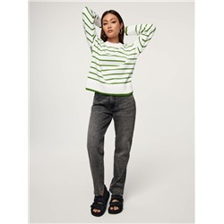 Mom CONTE CON-590 Джинсы mom из денима оксидной варки