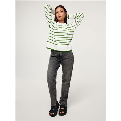 Mom CONTE CON-590 Джинсы mom из денима оксидной варки