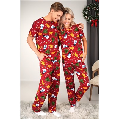 Мужская новогодняя пижама Happyfox