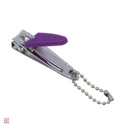 Книпсер для ногтей с силиконовой ручкой и пилкой