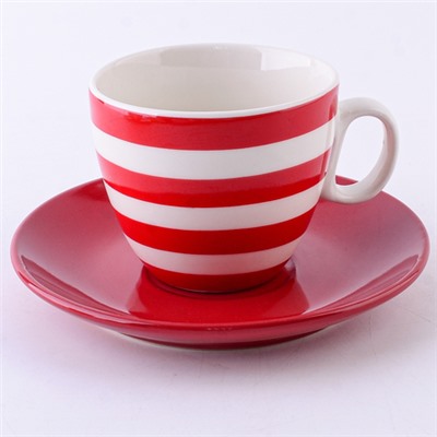 9-25070-4 Чайная пара 2пр 220мл Red (х1)