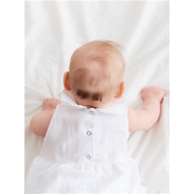 Боди для девочки с воротником MINAKU, рост 62-68 см, белое