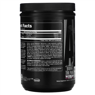 Universal Nutrition, Animal Fury, The Complete Pre-Workout Stack, Watermelon, 1.08 lb (492 g)