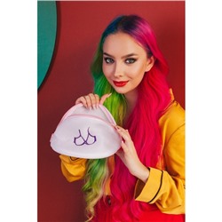 Мешок для стирки бюстгальтеров Доляна, 18×18×17 см, трёхслойный, крупная сетка, белый