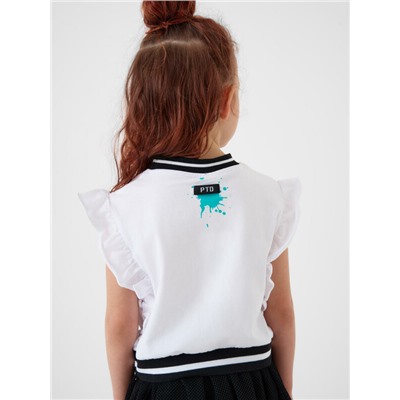 Джемпер трикотажный для девочек (футболка)