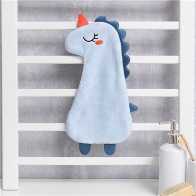 Полотенце для рук LoveLife «Дино», 40×19 см, микрофибра, голубое