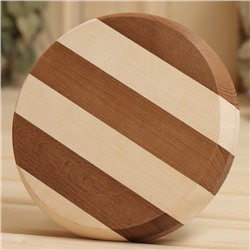 Вентиляционный клапан «Зебра», деревянный, d=95 мм, металлическое основание, «Добропаровъ»