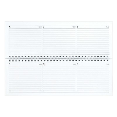 Планинг недатированный на спирали 290х100 мм 128стр. "ТРИКОЛОР" 71588 Феникс