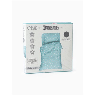 Постельное бельё 1.5-спальное «Этель» Unicorn, бязь