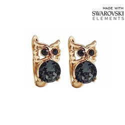 Серьги с кристаллами Swarovski