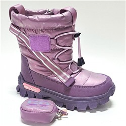 62-0015A т/роз Ботинки зима для девочек (27-32)/10