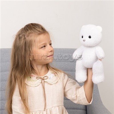 Мишка Белый, 20 см, в коробке