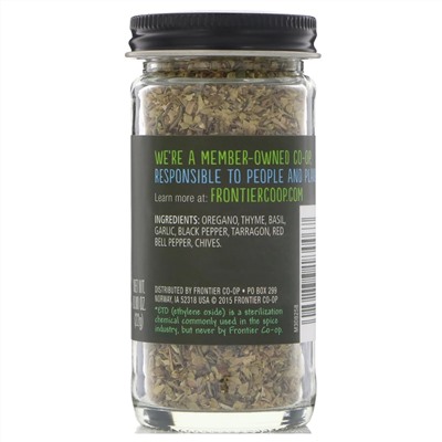 Frontier Natural Products, Herbs of Italy, Italian Blend of Aromatic Herbs, 0.80 oz (22 g)