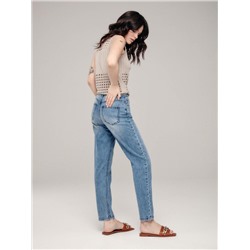 Mom CONTE CON-410 Джинсы mom fit с высокой посадкой