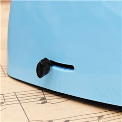 Метроном механический Gleam, синий, 40-408 ударов в минуту, 21×10×12 см