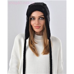 Мохер мульти МА квадрат Ушанка флис (56-58)