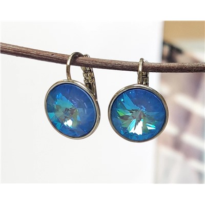 Серьги с кристаллами Swarovski