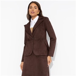 Жакет замшевый, Шоу-показ (шоколадный мусс)