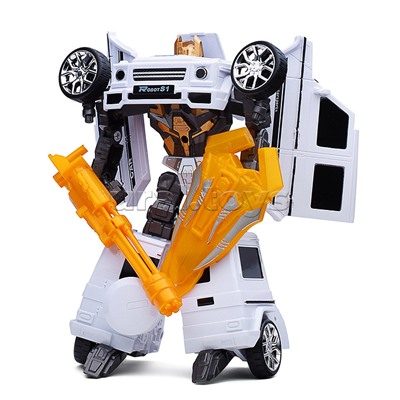 Робот трансформирующийся во внедорожник, в коробке