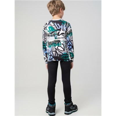 Термокомплект трикот. для мальчиков: фуфайка (футболка) с длин. рук, брюки