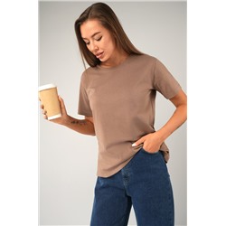 Женская базовая хлопковая футболка Happyfox