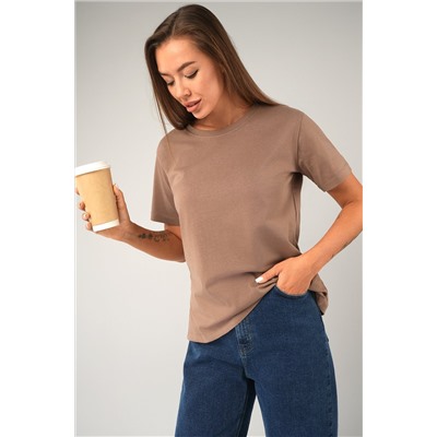 Женская базовая хлопковая футболка Happyfox