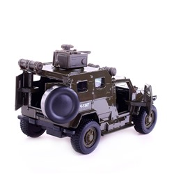 Машина металл Армия России, ВПК-3927 волк, 12 см, (дв, баг., под.дет.,) иннрц., в коробке