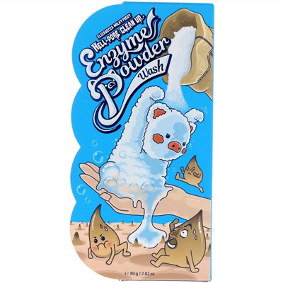 Elizavecca, Порошковое средство для умывания для очистки пор с энзимами Milky Piggy Hell, 2,82 унции (80 г)