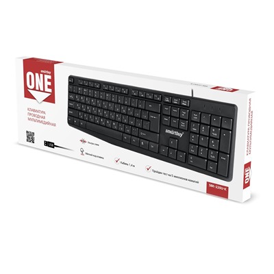 Клавиатура Smart Buy SBK-220U-K ONE 220 (black)