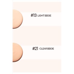 Enough Увлажняющий тональный кушон для лица №13 / All Day Dewey Water Full Cushion SPF 50+ PA++++, cветло-бежевый, 12 г + запаска 12 г KRISTALLER, 1110943