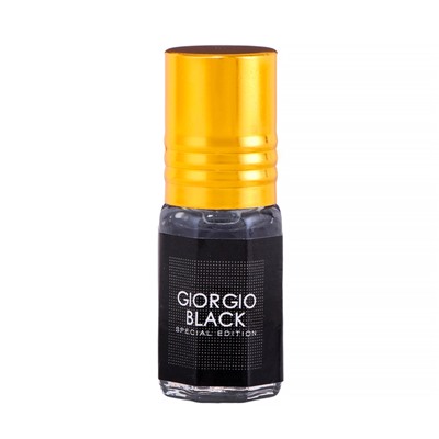Духи масляные мужские Giorgio Black, 3 мл