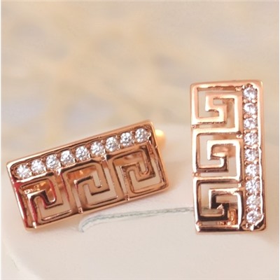 Серьги позолота H01-4245