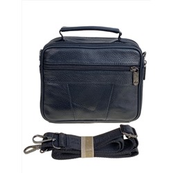 Сумка мужская из натуральной кожи, цвет черный