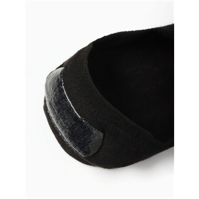 Набор спортивных подследников с компрессией, 3 пары, размер 39-41, чёрный