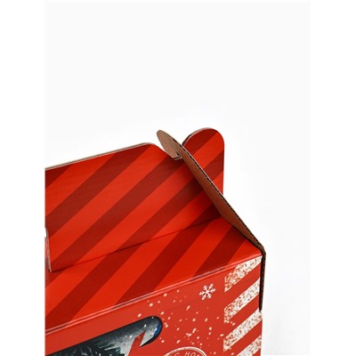 УЦЕНКА Коробка подарочная новогодняя складная «Почта Деда Мороза», 33.5×25.5×7.5 см