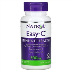 Natrol, Easy-C, 500 mg, 60 Tablets