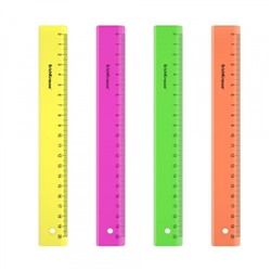 Линейка пластиковая 20 см Neon ассорти 52998 ErichKrause