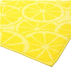 Полотенце махровое Lemon color, 100х150 см, цвет жёлтый