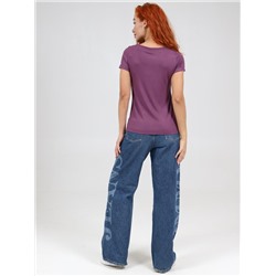 Макраме - футболка фиолетовый