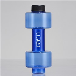 Бутылка для воды пластиковая GYM, 550 мл, 21×8 см