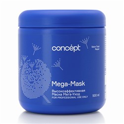 CONCEPT Маска мега-уход для слабых и поврежденных волос Nutri Keratin 500 мл