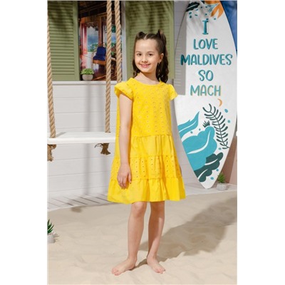 Платье 9184 детское (Желтый)