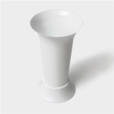 Ваза для цветов под срезку Альтернатива, 3 л, пластиковая, белая