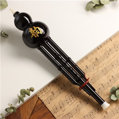 Флейта Music Life, хулуси, тональность C, черная, 42×8.7×5 см