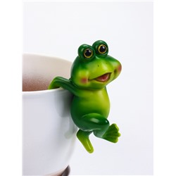 Фигурка для флорариума TAKE IT EASY «Лягушка Бряк», декор на кашпо, 10×8×19 см